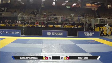 Nina Fe Jacob vs Verona Raphaela Pesce 2025 Pan Jiu Jitsu IBJJF Championship