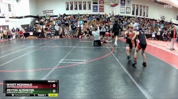 80-85 lbs Round 1 - Peyton Altemeyer, Owensville Wrestling Club vs Wyatt McDonald, Southern Boone Wrestling Club