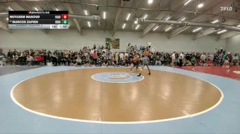 157 lbs Champ. Round 2 - Marcos Zapien, Denver South vs Mutasem Masoud, Golden