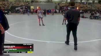 110 lbs Cons. Round 2 - Khaden Keith, Stars Wrestling vs Jonathan Riley, Team Clay