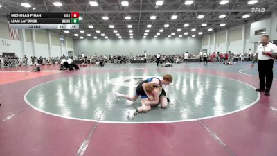 120 lbs Rr Rnd 2 - Nicholas Finan, Gold Standard Wrestling - EL vs Liam LaForge, Mat Assassins Black - EL