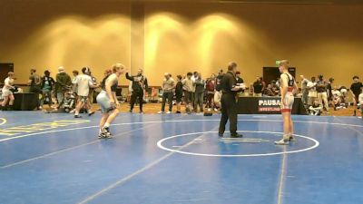 126 lbs Champ. Rd Of 32 - Cael Muller, Steller Trained vs Owen Vigue, USA Wrestling Maine