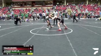 175 lbs Semifinal - Anthony Busby Jr., STL Warrior vs Tallon Grubbs, Hugoton Wrestling Club