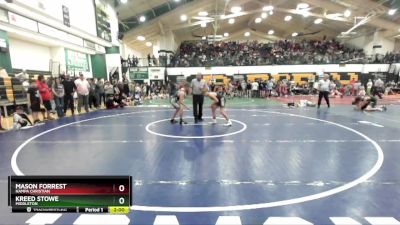 120 lbs Champ. Round 2 - Kreed Stowe, Middleton vs Mason Forrest, Nampa Christian