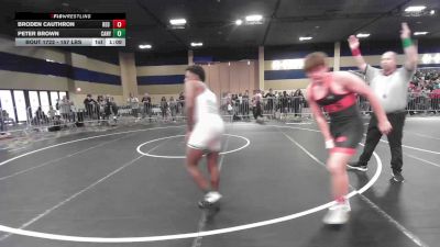 157 lbs Round Of 128 - Broden Cauthron, Red Dot WC vs Peter Brown, Canyon Springs HS