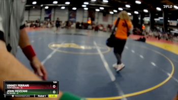 120 lbs Rd# 3 12:00pm Friday - Vinney Ferrari, Team Gotcha vs John Mozzani, PA Silver