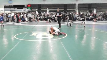 53 lbs Rr Rnd 5 - Blaine Page, All I See Is Gold Academy Stars - ESC vs Jaxon Churchill, RedNose Wrestling School - ESC