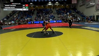 133 lbs Quarterfinal - Manny Saldate, Oregon State vs Saxton Scott, CSU Bakersfield