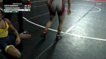 125 lbs Consi Of 8 #2 - Austin Zimmerman, Edinboro vs Desmond Pleasant, Drexel