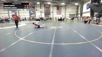 126 lbs Consi Of 32 #1 - Jeremy Miears, TN vs Benjamin Lamson, NY