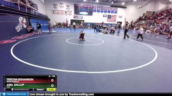 70 lbs Quarterfinal - Tristan Bohannon, Dean Morgan vs Axel Gallup, CCA