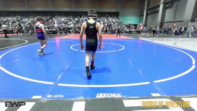 85 lbs Round Of 16 - Elijah Flores, Legacy Wrestling Center vs Easton Terrell, Team Tulsa Wrestling Club