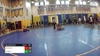 138 lbs Round 6 (8 Team) - Donavan Bain, Oviedo WC vs Gabriel Brown, Buchholz