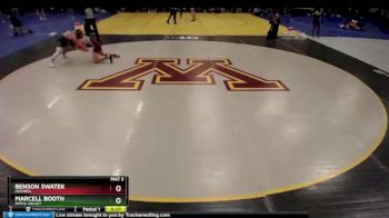 160 lbs Cons. Round 2 - Marcell Booth, Apple Valley vs Benson Swatek, Holmen