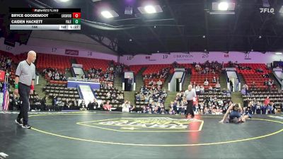 144 lbs Semifinals (8 Team) - Bryce Goodemoot, Lakewood HS vs Caiden Hackett, Yale HS