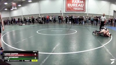 106 lbs Cons. Semi - Lukas Chaffin, Smith Mountain Lake Wrestling vs Levi Ikenberry, Nova WC