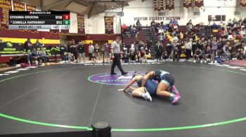 155 lbs Semifinal - Ciyanna Okocha, Wyoming Seminary vs Camilla Hathaway, Mt. Lebanon