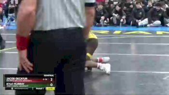 125 lbs Semifinal - Jacob Decatur, Baldwin Wallace University vs Kyle Murray, John Carroll University