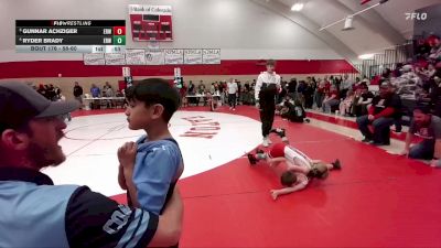 58-60 lbs Round 5 - Gunnar Achziger, Eaton Reds WC vs Ryder Brady, Eaton Reds WC