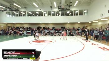 74-80 lbs Round 1 - Senna Alfaro, Cherry Creek Wrestling Club vs Myla Ottow, Ascend Wrestling Academy