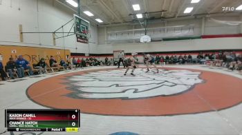 144 lbs Round 4 (6 Team) - Kason Cahill, Rock Springs vs Chance Hatch, Lovell High School