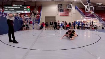 126 lbs Cons. Semi - Will Oliver, Starkville vs Jackson Wigginton, Corinth High School
