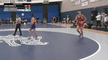 125 lbs Cons. Round 2 - Diego Camarillo, New Mexico Highlands vs Josh Jaramillo, CSU-Pueblo