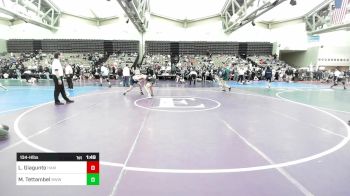 134-H lbs Quarterfinal - Luca Giagunto, Hammonton vs Mason Tettambel, BWWC