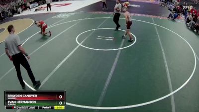 Champ. Round 1 - Brayden Canoyer, Waverly vs Evan Hermanson, Aurora