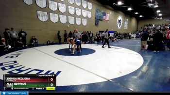 126 lbs Champ. Round 3 - Alex Newman, Servite vs Joshua Requena, Camarillo