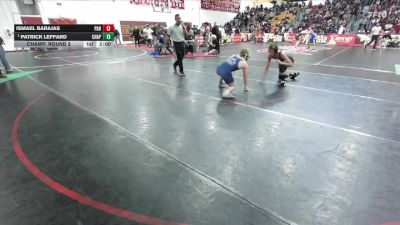 120 lbs Champ. Round 2 - Patrick Leffard, Chaparral vs Ismael Barajas, Paramount