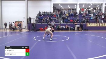 126 lbs Quarterfinal - Colin Dupill, Liberty HS vs Owen Klinger, Salesianum