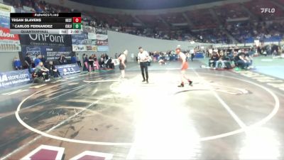 2A/1A Boys 138 Quarterfinal - Carlos Fernandez, Culver Boys vs Tegan Slavens, Nestucca Boys