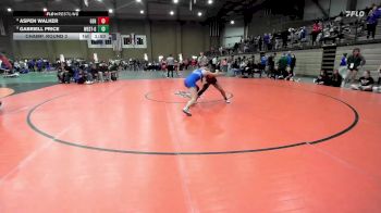 120 lbs Champ. Round 3 - Gabriell Price, Omaha Westside vs Aspen Walker, Gardner Edgerton