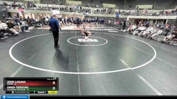 138 lbs Round 3 (4 Team) - John Lagana, Xavier vs Owen Denstad, Caledonia-Houston