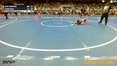 52 lbs Round Of 32 - Alex Herndon, American Dream Wrestling Club vs Jorge Rojo, Cal Grapplers