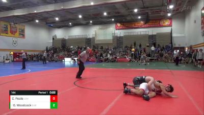 144 lbs Cons. Round 6 - Grayson Woodcock, Dublin Coffman vs CJ Poole, Lowell