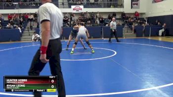 165 lbs Semifinal - Rysan Leong, Menlo (Calif.) vs Hunter Hobbs, Providence (Mont.)