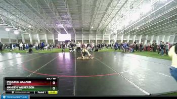 150 lbs Cons. Round 4 - Preston Aagard, Juab vs Hayden Wilkerson, Pleasant Grove