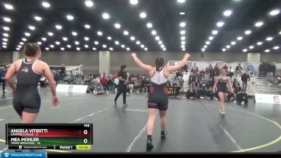 143 lbs Semis & 3rd Wb (16 Team) - Emma Walker, Campbellsville vs Mattison Parker, Texas Wesleyan