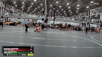150 lbs Round 2 (8 Team) - Nathan Wachter, Savage King Pins vs Reid Grossman, Gettysburg