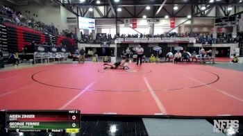 165 lbs Semifinal - George Ferree, Trinity (Louisville) vs Aiden Zinser, Scott