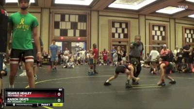 60 lbs Quarterfinals (8 Team) - Seamus Healey, Yale Street WC vs Kaison Deats, Mat Assassins