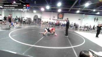 101 lbs Rr Rnd 3 - Sophia Plascencia, Turlock Wrestling vs Evelyn Cortez, Madera Grapplers WC