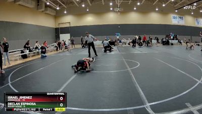 48 lbs Quarterfinal - Israel Jimenez, Grindhouse vs Declan Espinosa, Rough House