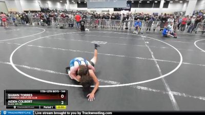 144 lbs Cons. Round 3 - Shawn Torres, Silverback Wrestling Club vs Aiden Colbert, Black Ops WC