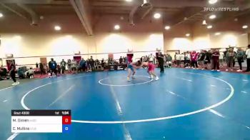 60 lbs Consi Of 32 #1 - Matthew Dimen, Middletown Youth Wrestling Club vs Collin Mullins, Level Up Wrestling Center
