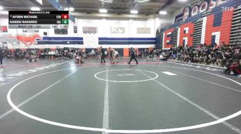 126 lbs Champ. Round 2 - Kaiden Navarro, Cajon vs Ayden Michael, Etiwanda
