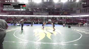 130 lbs Cons. Round 2 - Zayden Wilson, Kuna vs Keslie Scoffield, Kuna