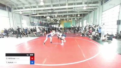 123 kg Quarterfinal - Odessa Whitmer, Team SoCal vs Tilly Kakuk, Chino WC